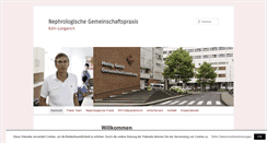 Desktop Screenshot of niere-koeln.de