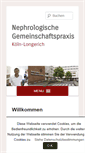 Mobile Screenshot of niere-koeln.de